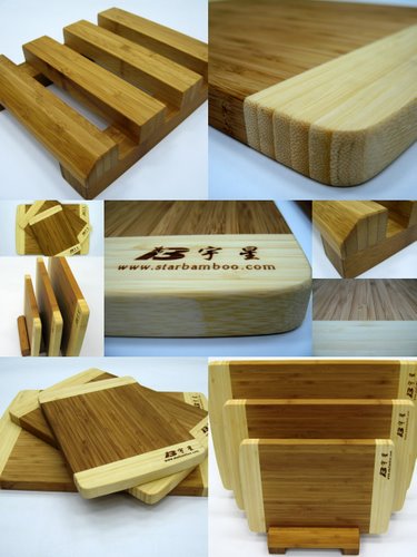 Bamboo chopping boards